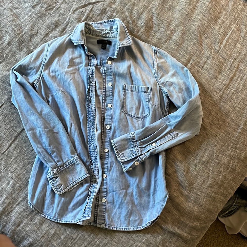 J. Crew denim button down